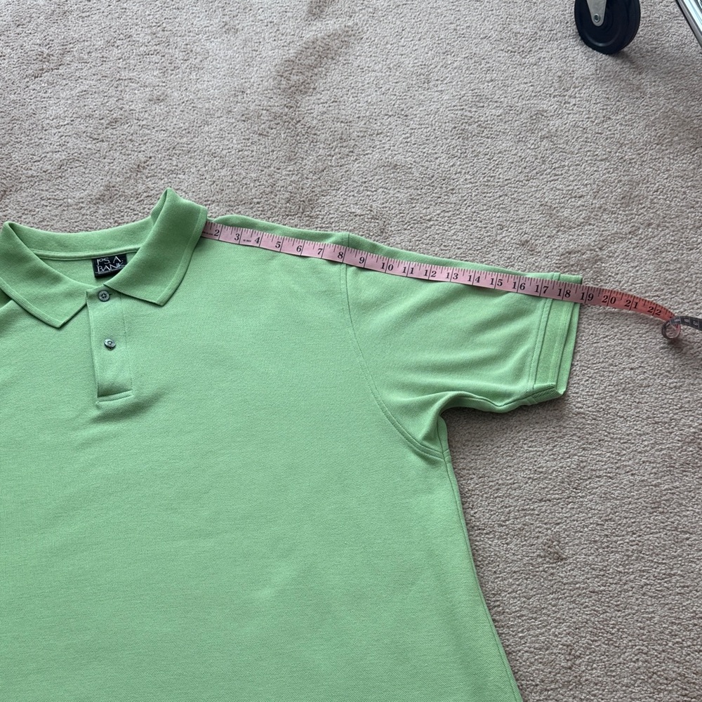 Jos. A. Bank Mint Green Polo Shirt Traveler’s Collection - Picture 5 of 7
